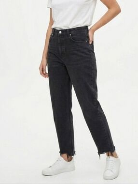 Zara Women's High Rise Black Jeans